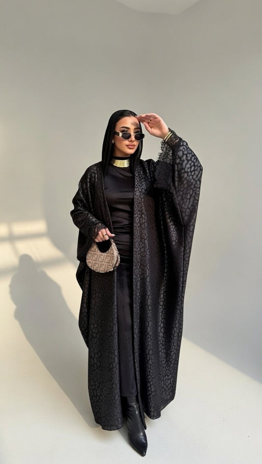 Midnight Aura Luxury Abaya🖤✨