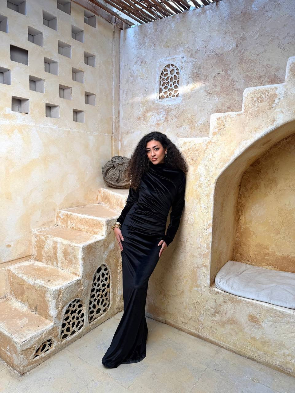 Scarlet Muse Velvet Dress ✨