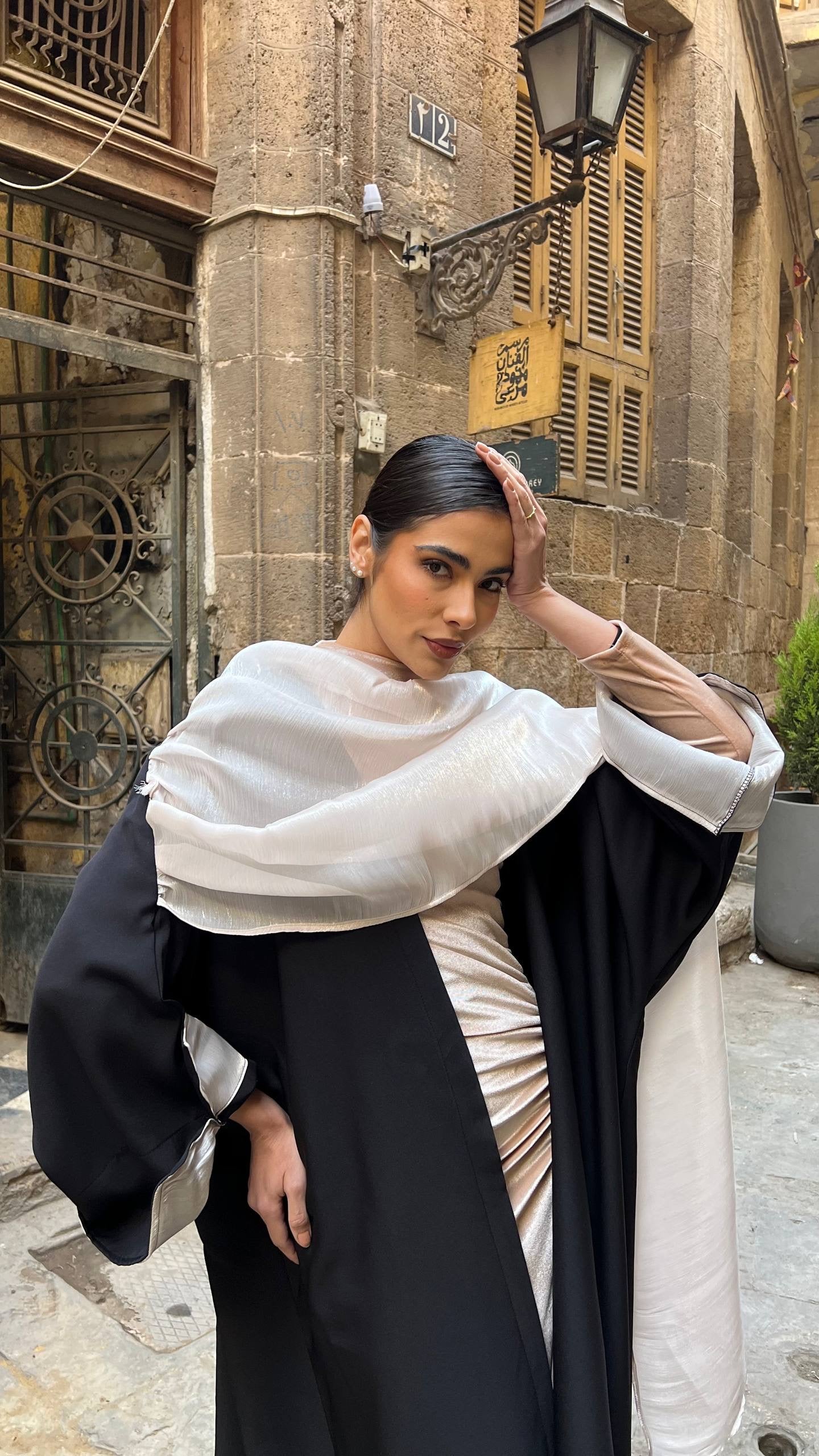 Rosaline Noor Cardigan Abaya