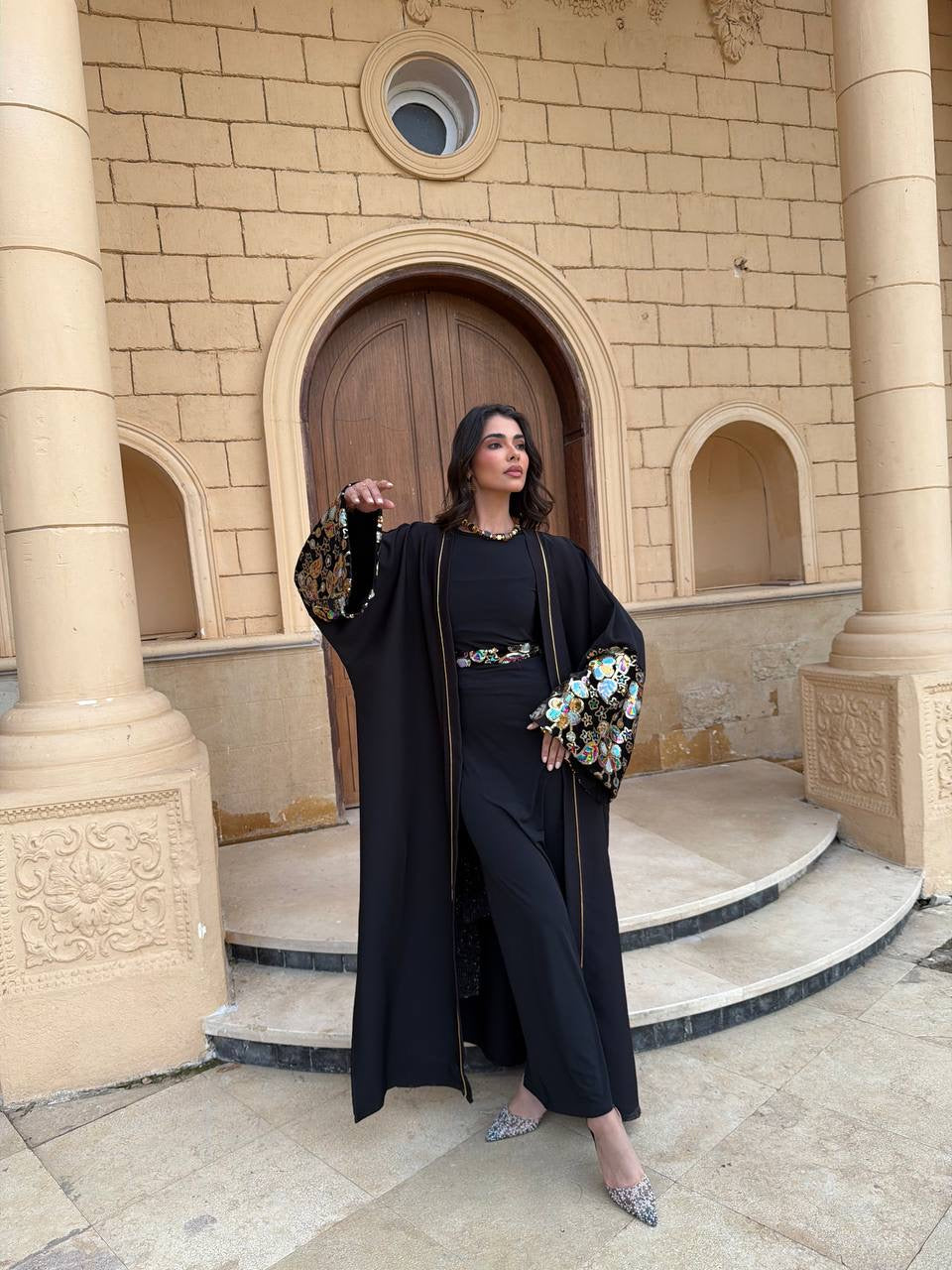 Midnight Indian kaftan🖤✨