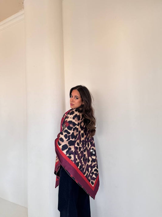 Snake Double Face Shawl🍒✨