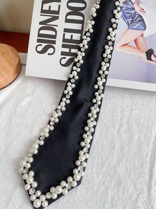 Noir Pearl Tie