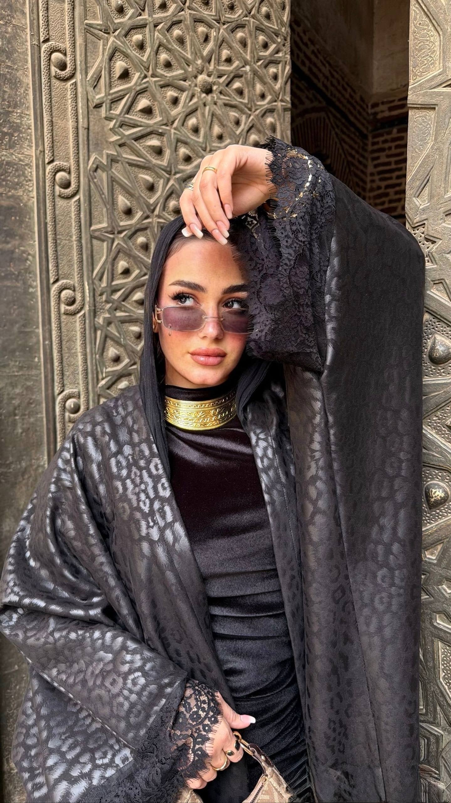 Midnight Aura Luxury Abaya🖤✨