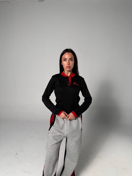 Sporty Two-Tone Relaxed Set