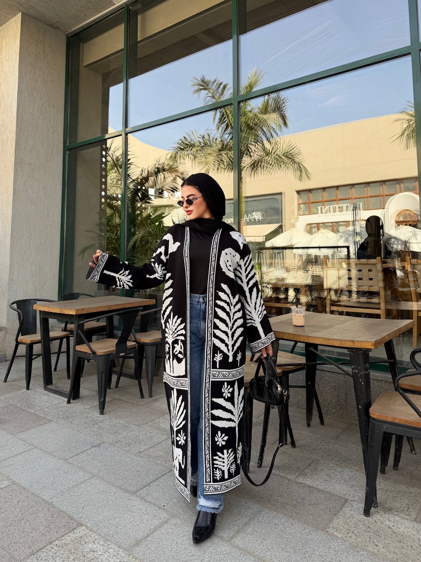 Monochrome Desert Cardigan 🖤🤍