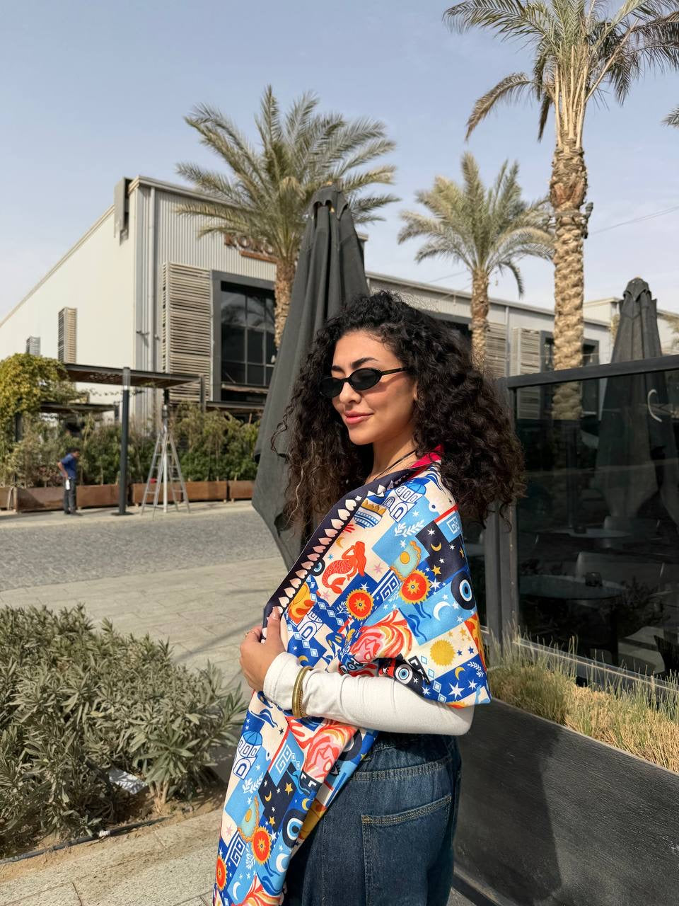 Color Pop Double Face Shawl✨