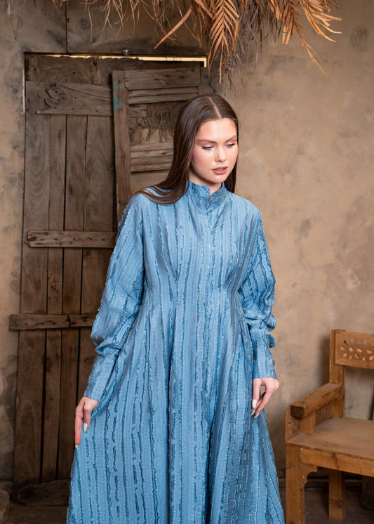 Zezil Pleated Flow Dress