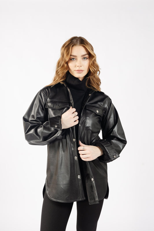 Urban Leather Overshirt