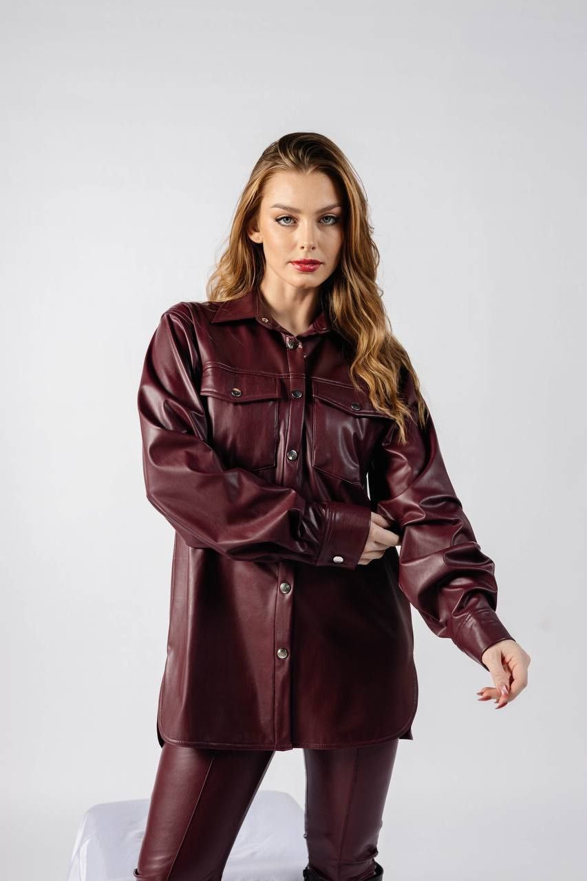 Urban Leather Overshirt