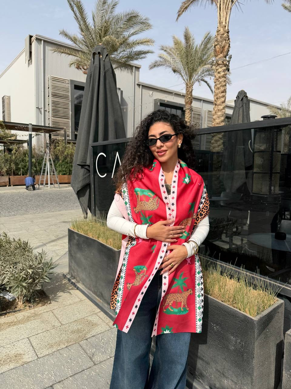 Cherry Wild Double Face Shawl🍒✨