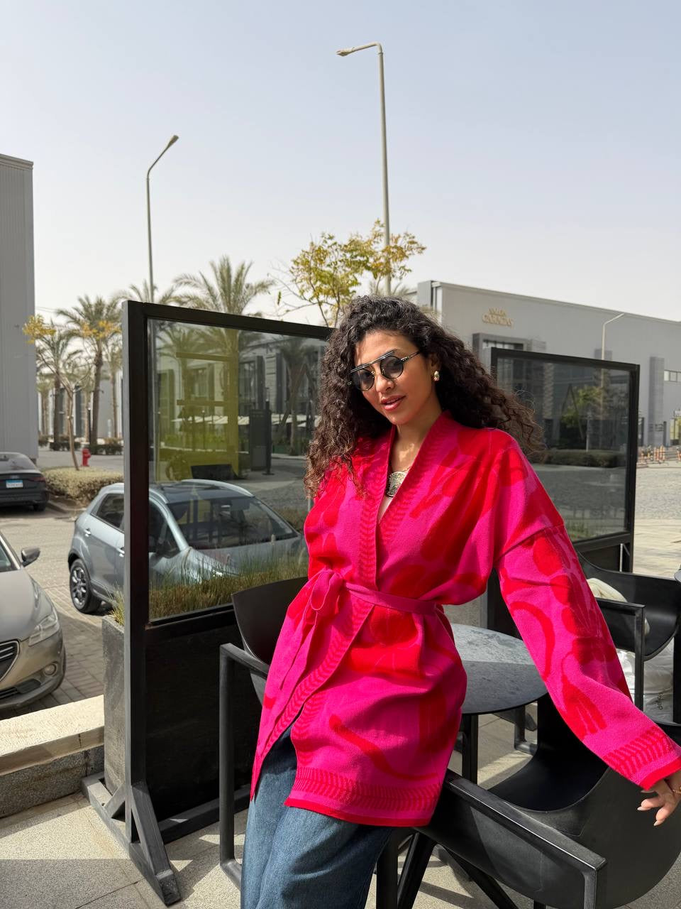 Floral Belted Knit Cardigan✨