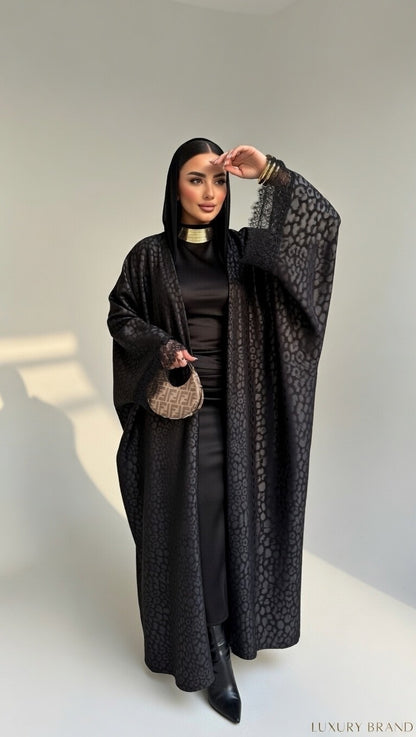 Midnight Aura Luxury Abaya🖤✨