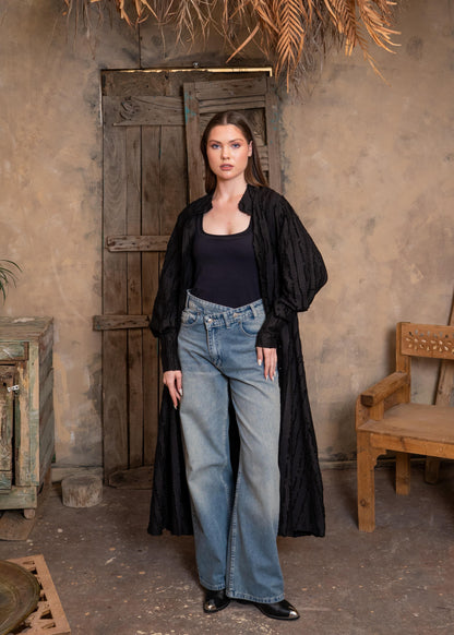 Zezil Pleated Flow Dress