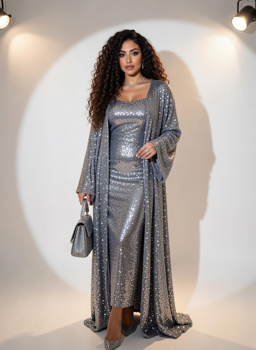 Luna Sequin Elegance Cardigan✨
