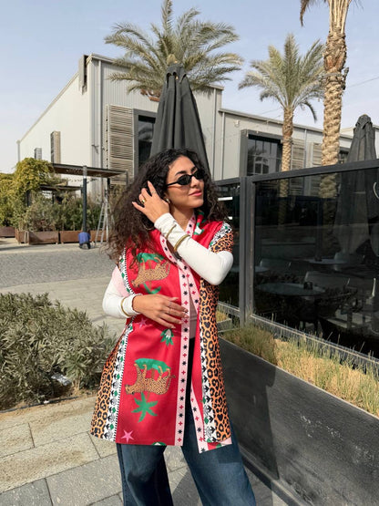 Cherry Wild Double Face Shawl🍒✨