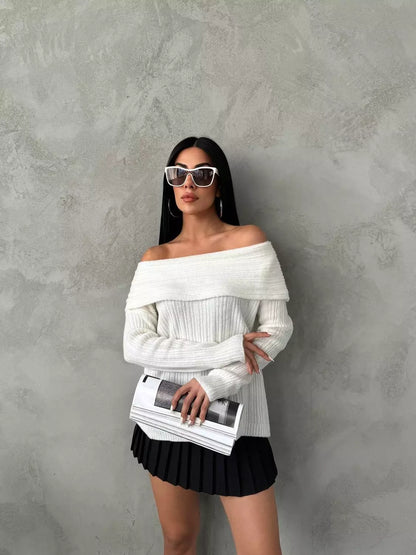 Off-Shoulder Knit✨