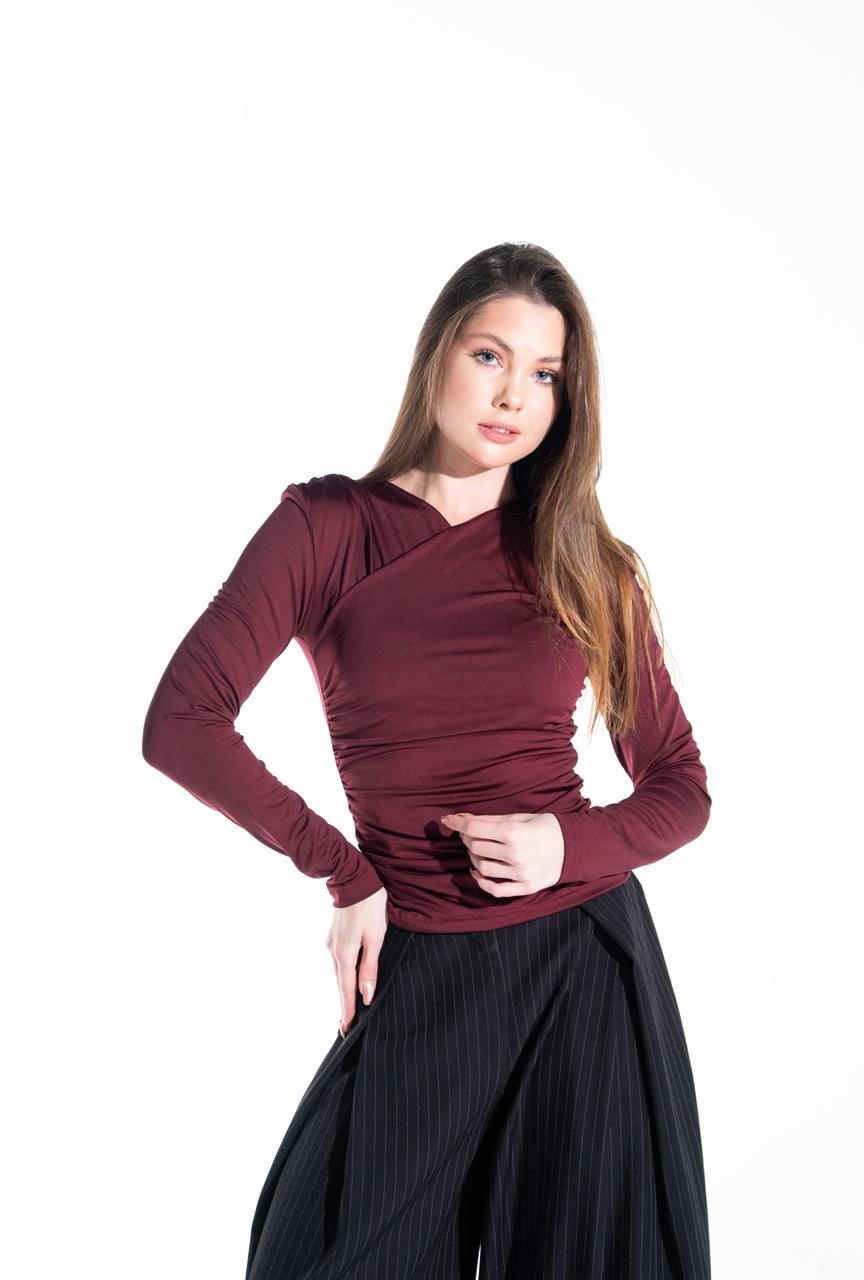 Zezil Soft Wrap Top