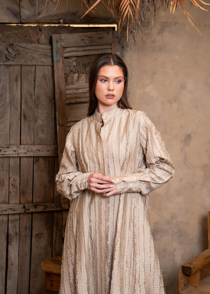 Zezil Pleated Flow Dress