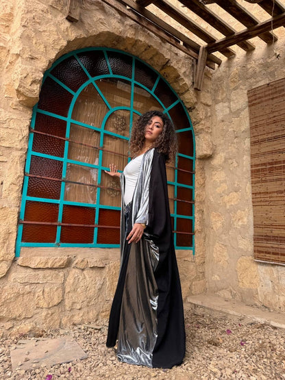 Luna Metallic Abaya
