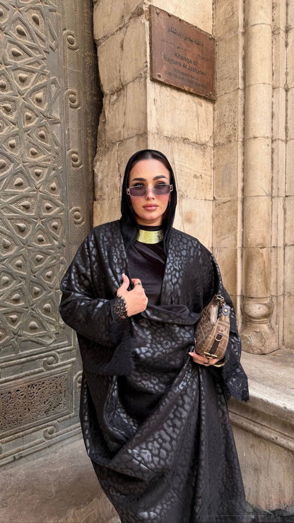 Midnight Aura Luxury Abaya🖤✨