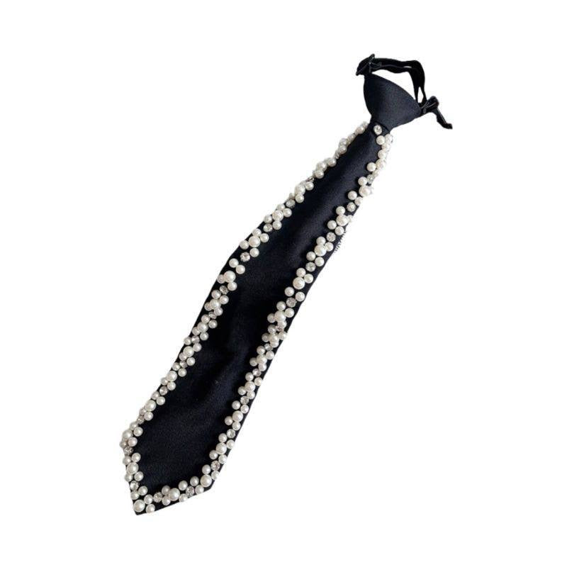 Noir Pearl Tie