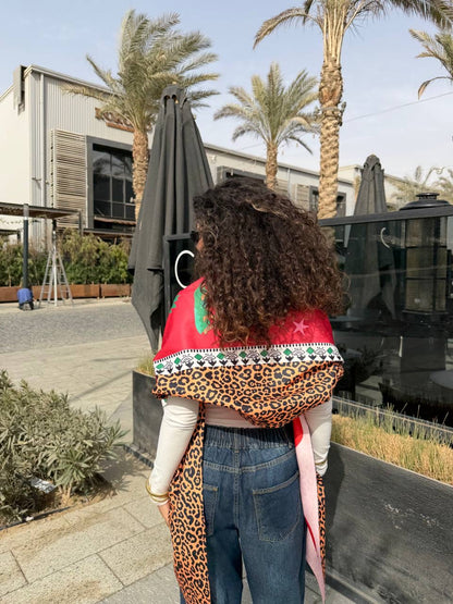 Cherry Wild Double Face Shawl🍒✨