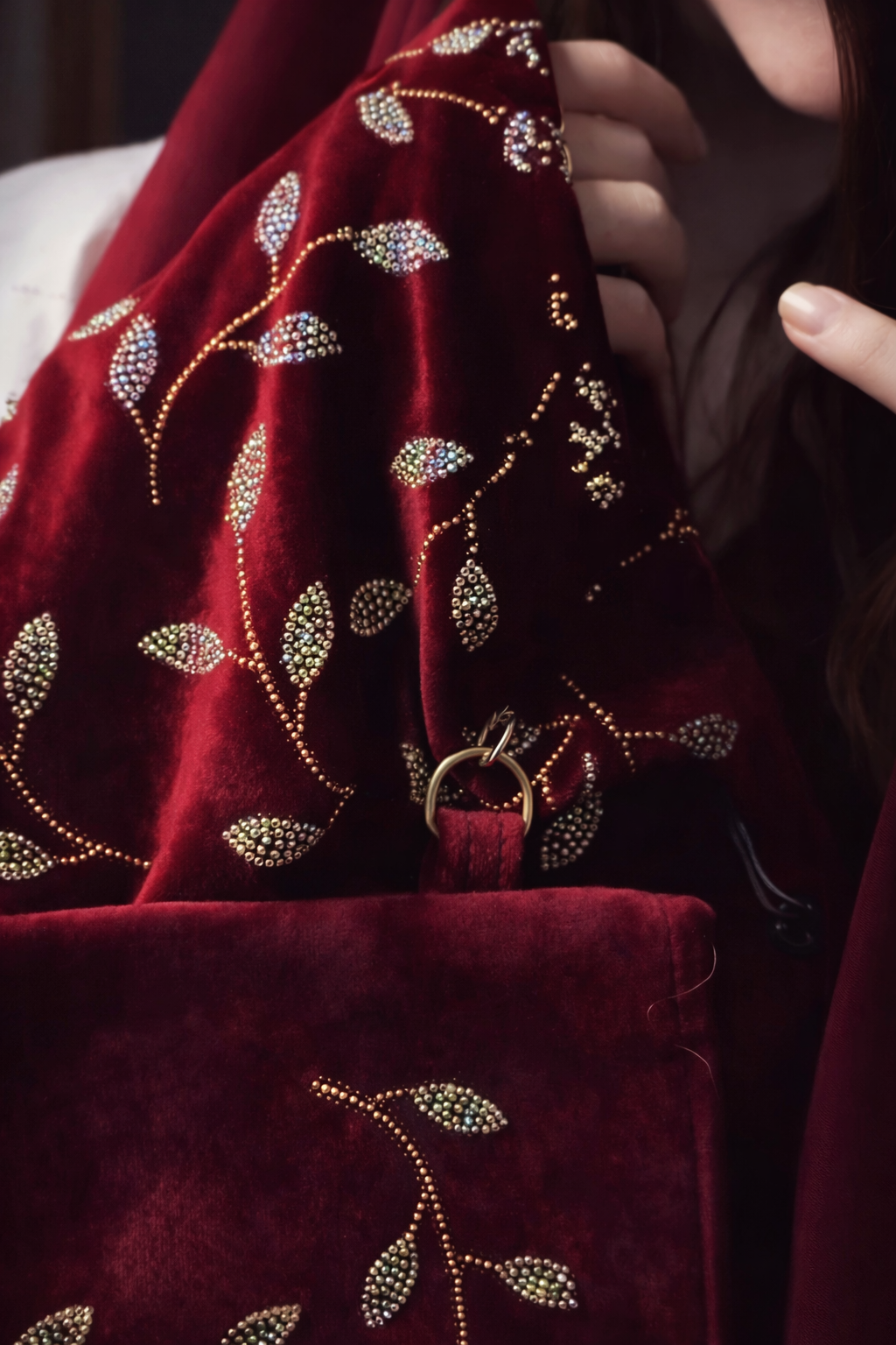 Ruby Velvet Kaftan Set ❤️