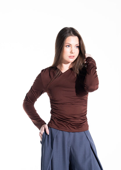 Zezil Soft Wrap Top