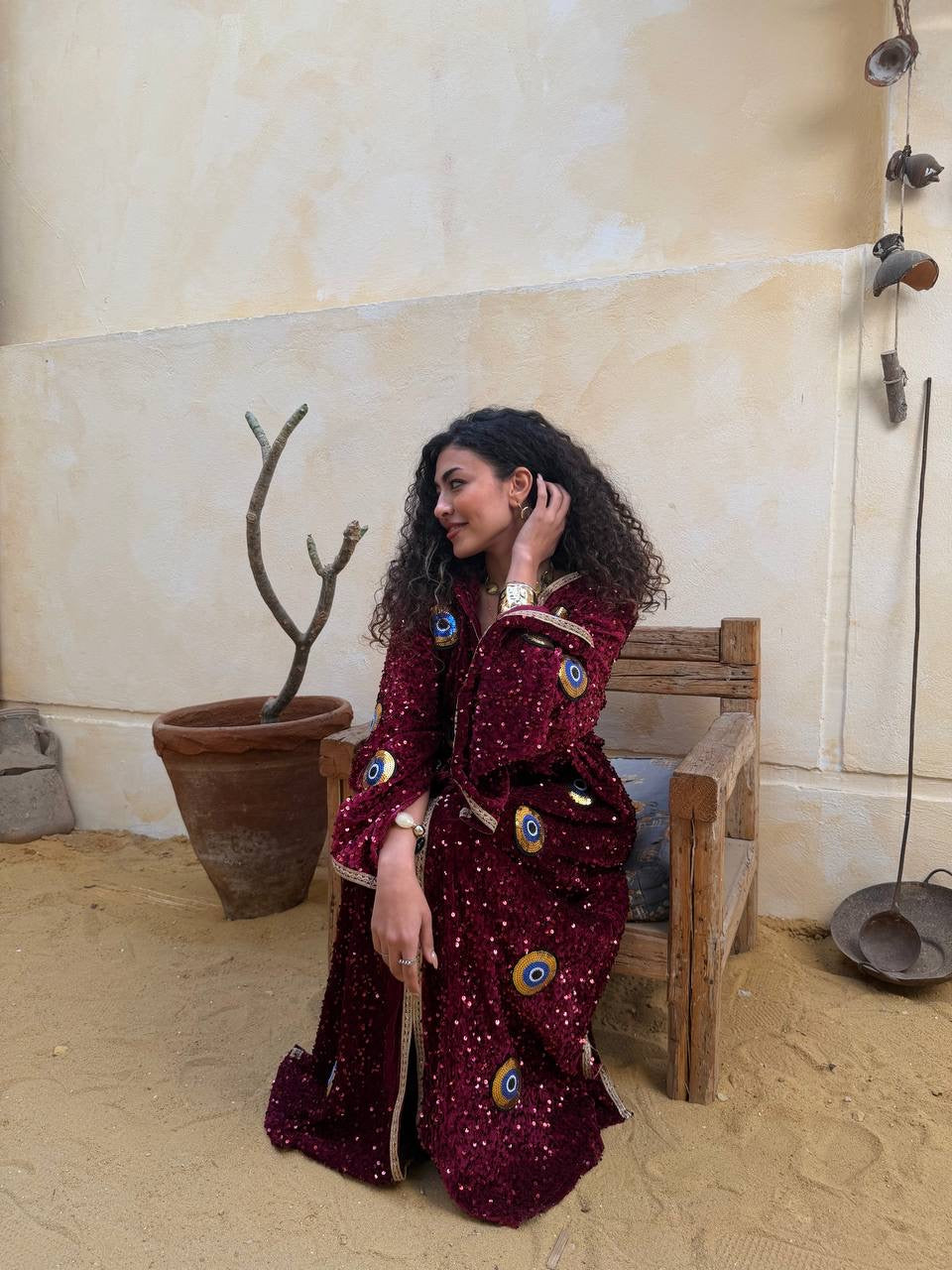 Evil Eye Elegance Kaftan