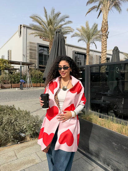 Cherry Wild Double Face Shawl🍒✨