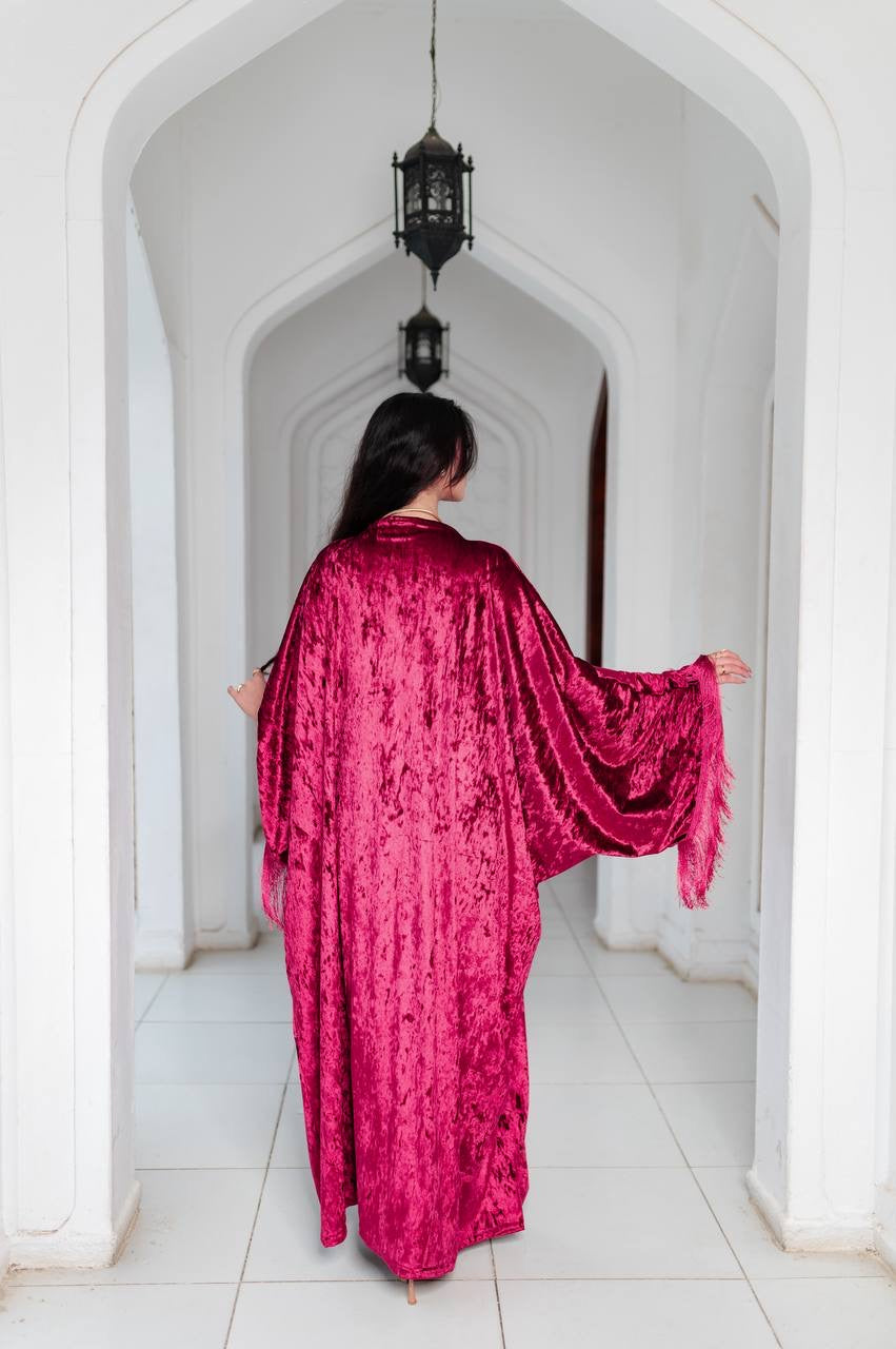 Velvet Fringe Kaftan