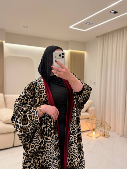 🐆 Tiger Double-Face Abaya