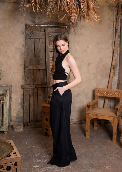 Pleated Wide Leg Trousers✨