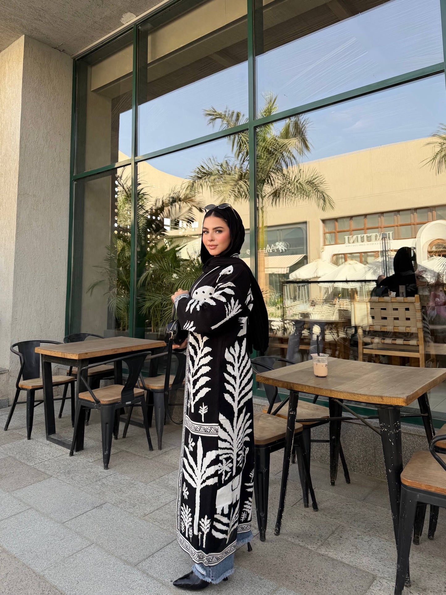 Monochrome Desert Cardigan 🖤🤍