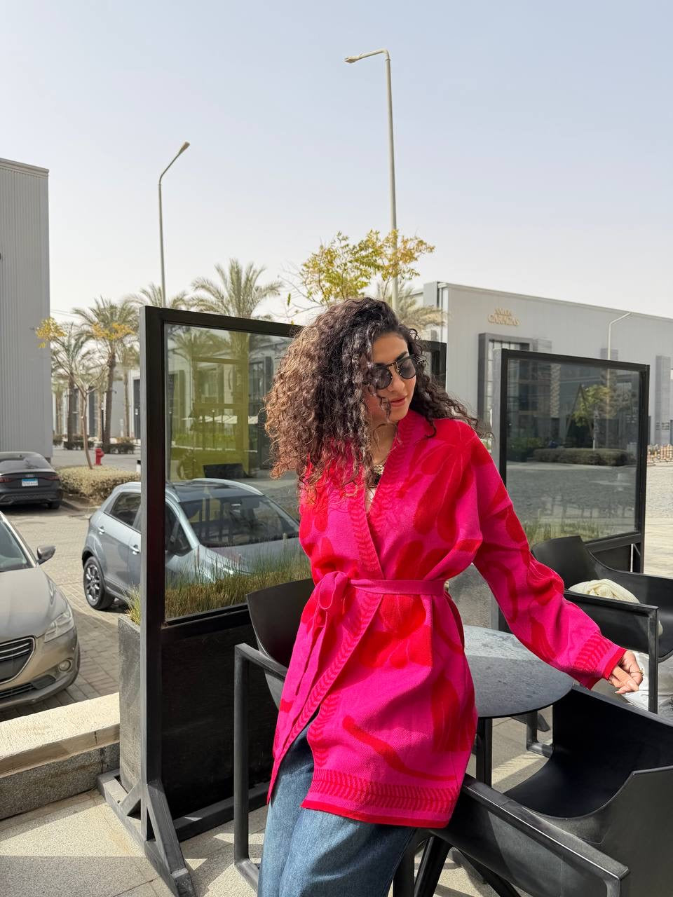 Floral Belted Knit Cardigan✨