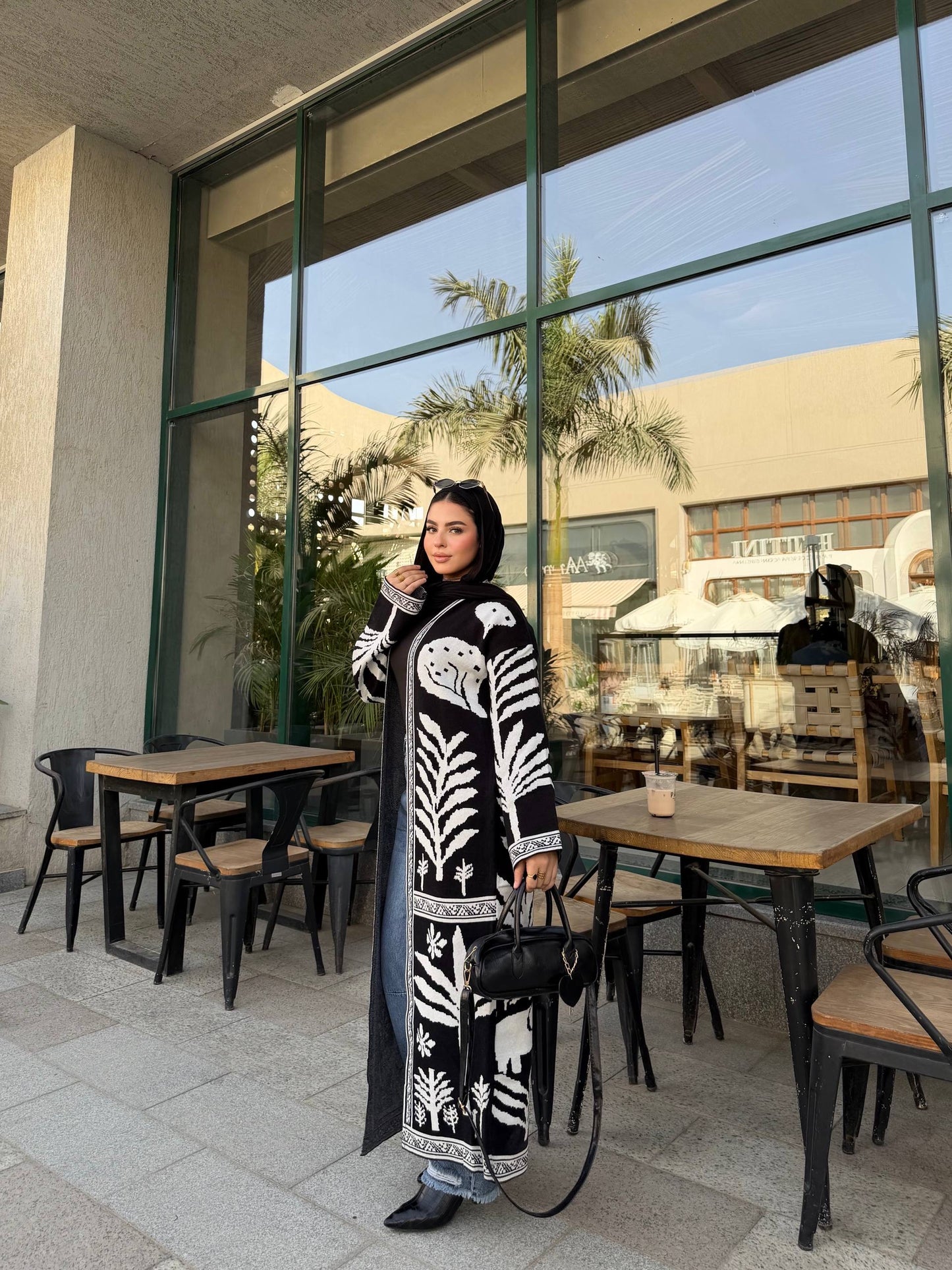 Monochrome Desert Cardigan 🖤🤍