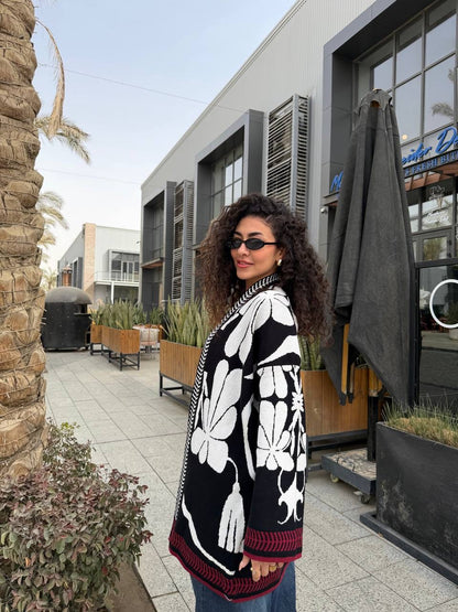 Floral Knit Chic Cardigan✨