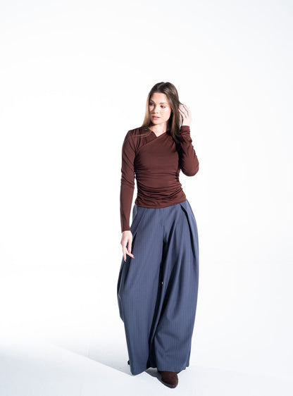 Zezil Soft Wrap Top