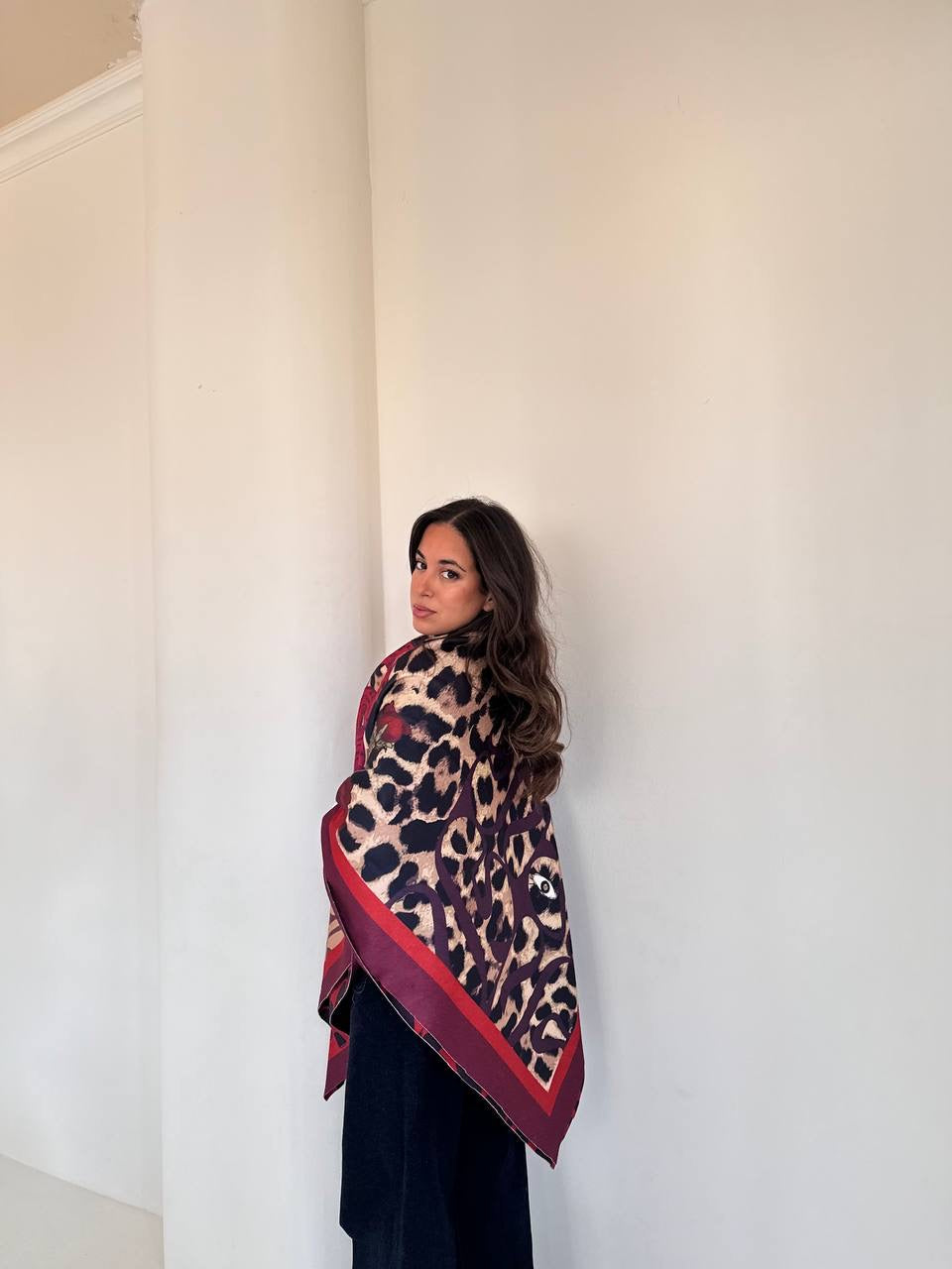 Snake Double Face Shawl🍒✨