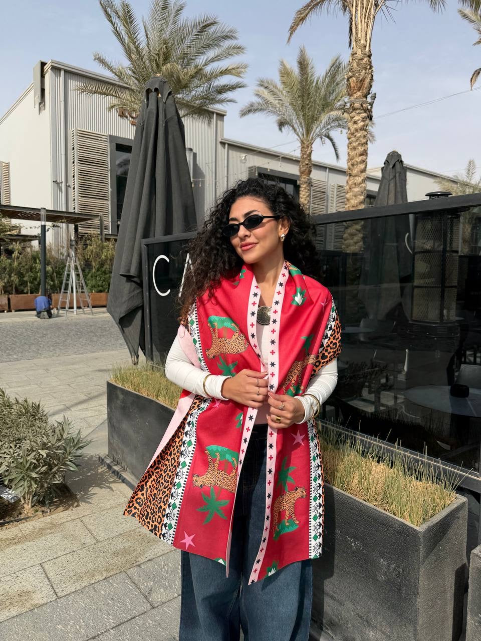 Cherry Wild Double Face Shawl🍒✨