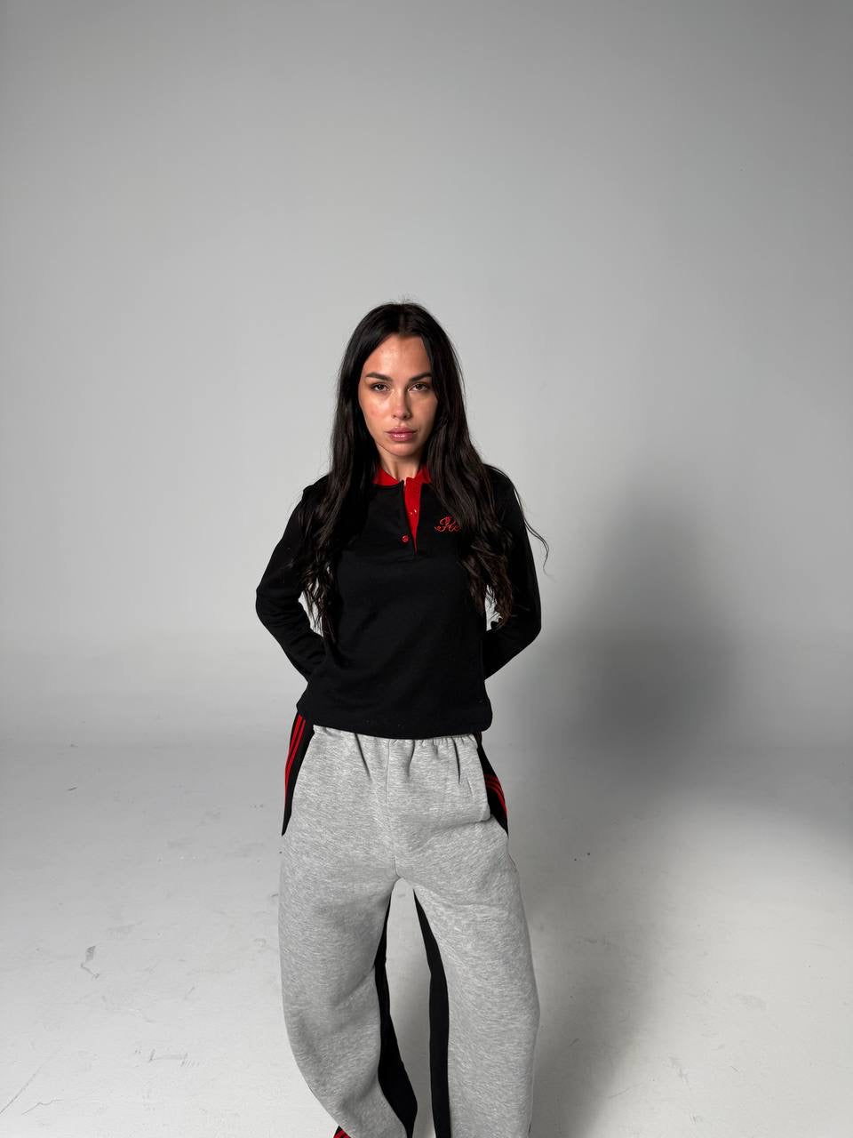 Sporty Two-Tone Relaxed Set