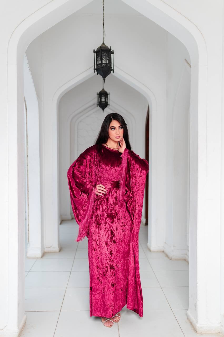 Velvet Fringe Kaftan
