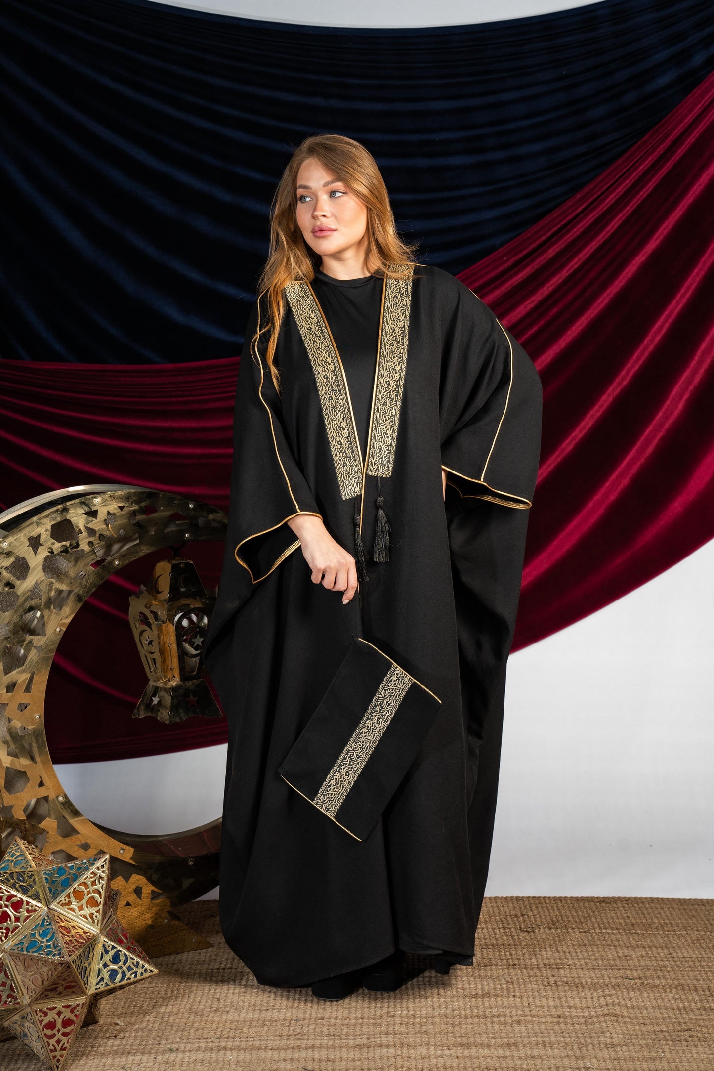 Royal Noir Kaftan