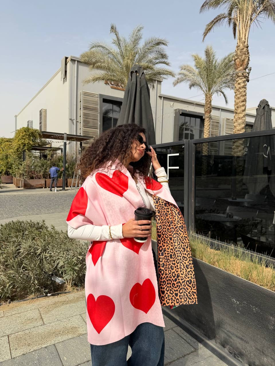 Cherry Wild Double Face Shawl🍒✨