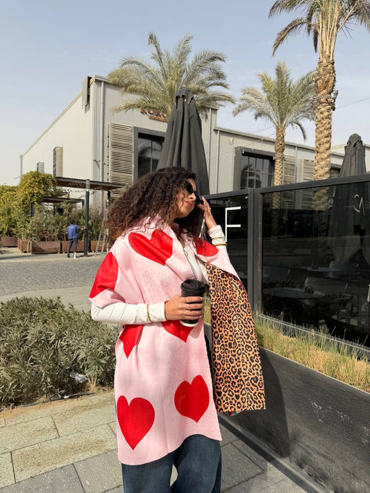 Cherry Wild Double Face Shawl🍒✨