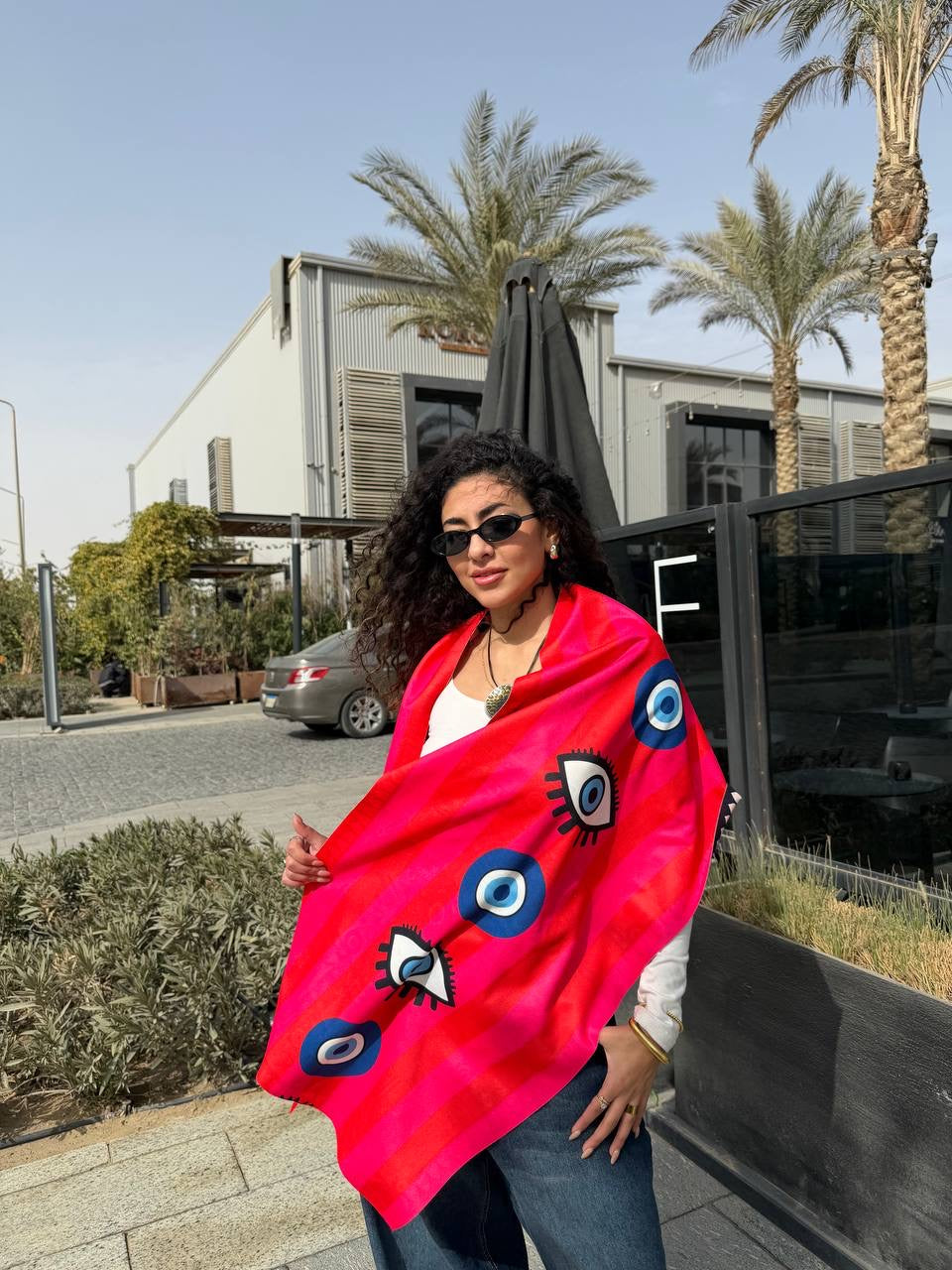 Color Pop Double Face Shawl✨