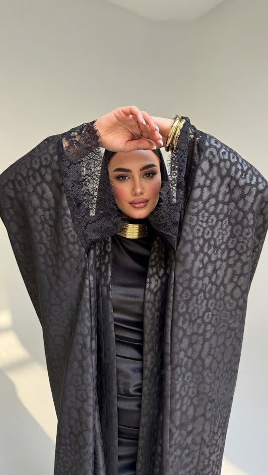 Midnight Aura Luxury Abaya🖤✨