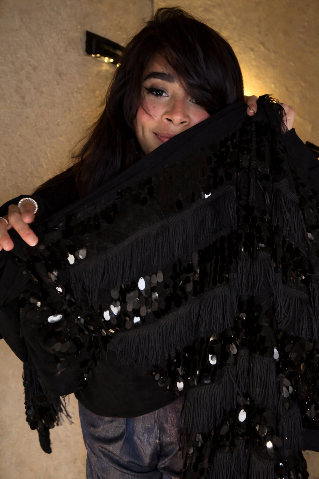 Midnight Sequin Abaya