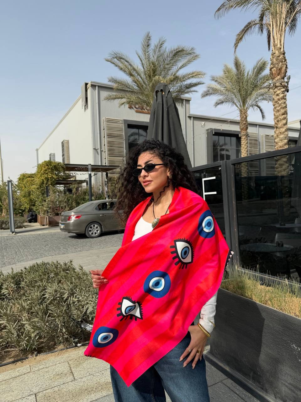 Color Pop Double Face Shawl✨