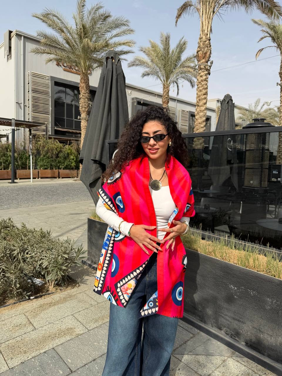 Color Pop Double Face Shawl✨